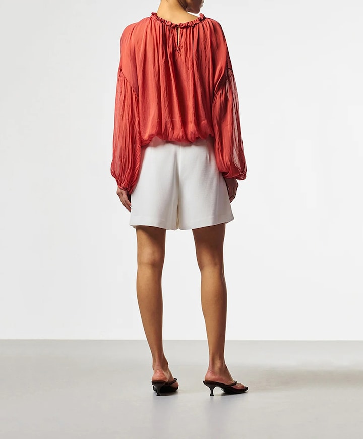 Dames blouse rood