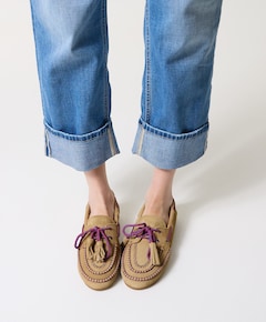 Dames mocassins Boat beige