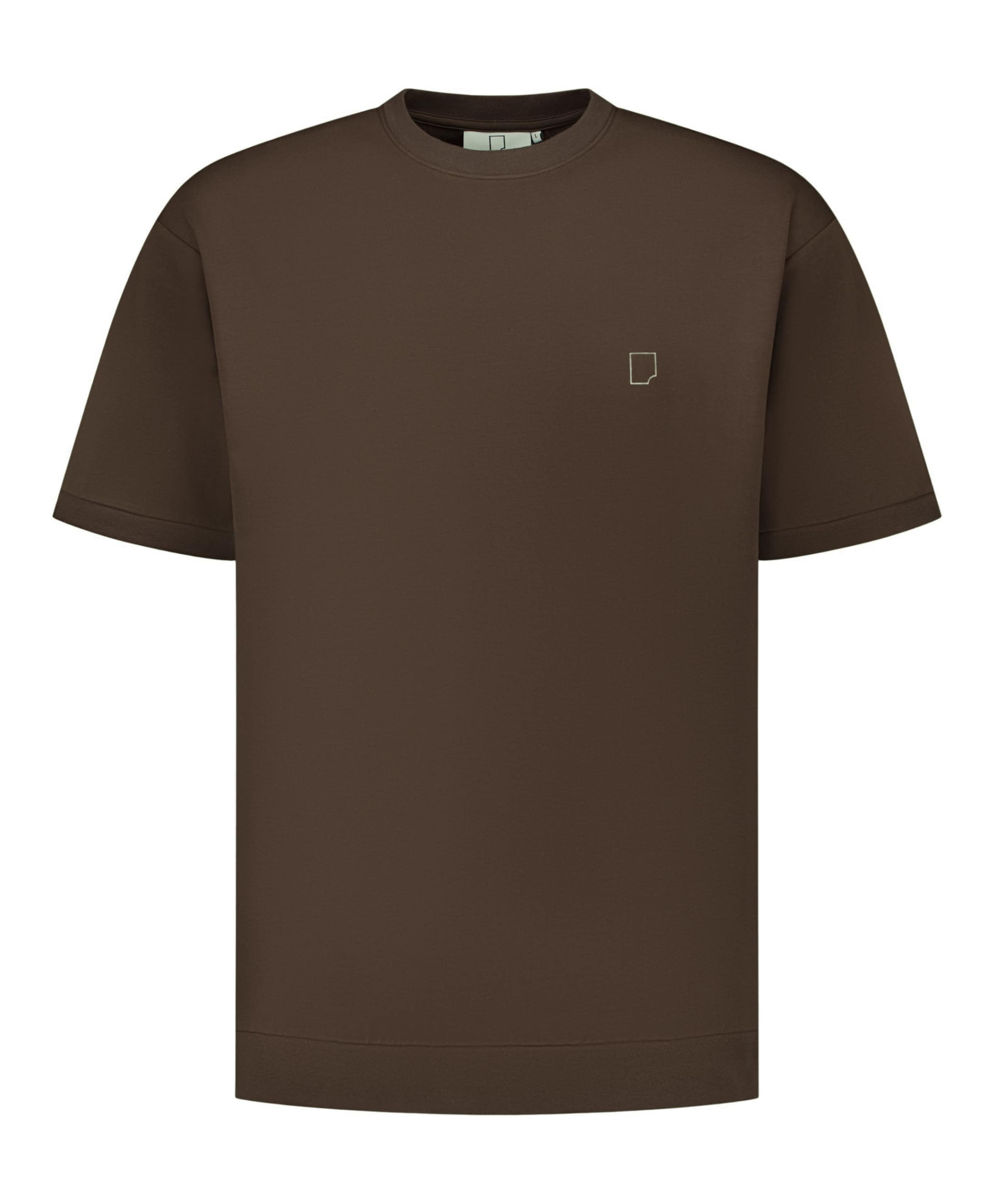 Heren T-shirt bruin