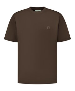 Heren T-shirt bruin