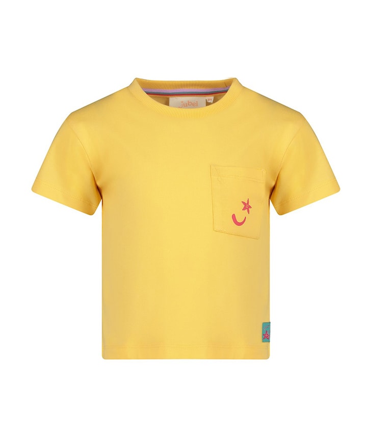 Meisjes T-shirt geel