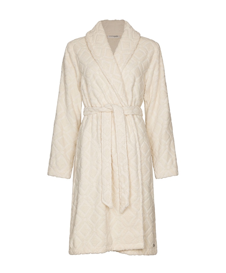 Dames ochtendjas beige