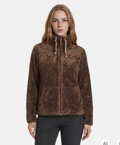 Dames vest bruin