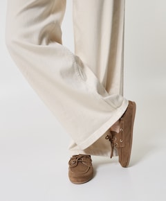 dames mocassins bruin