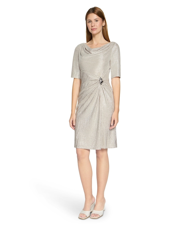 Dames jurk beige