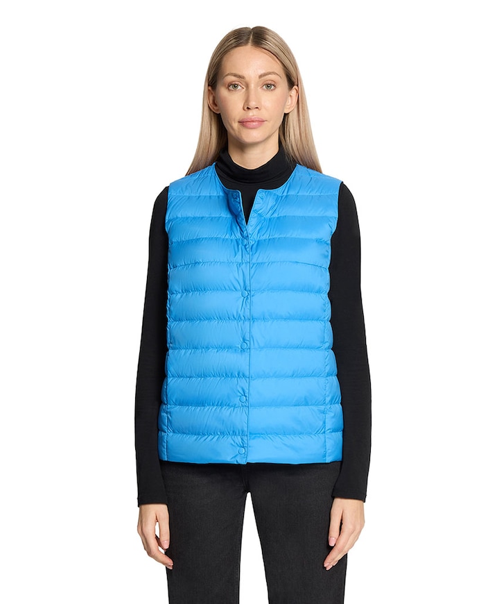 Dames bodywarmer blauw