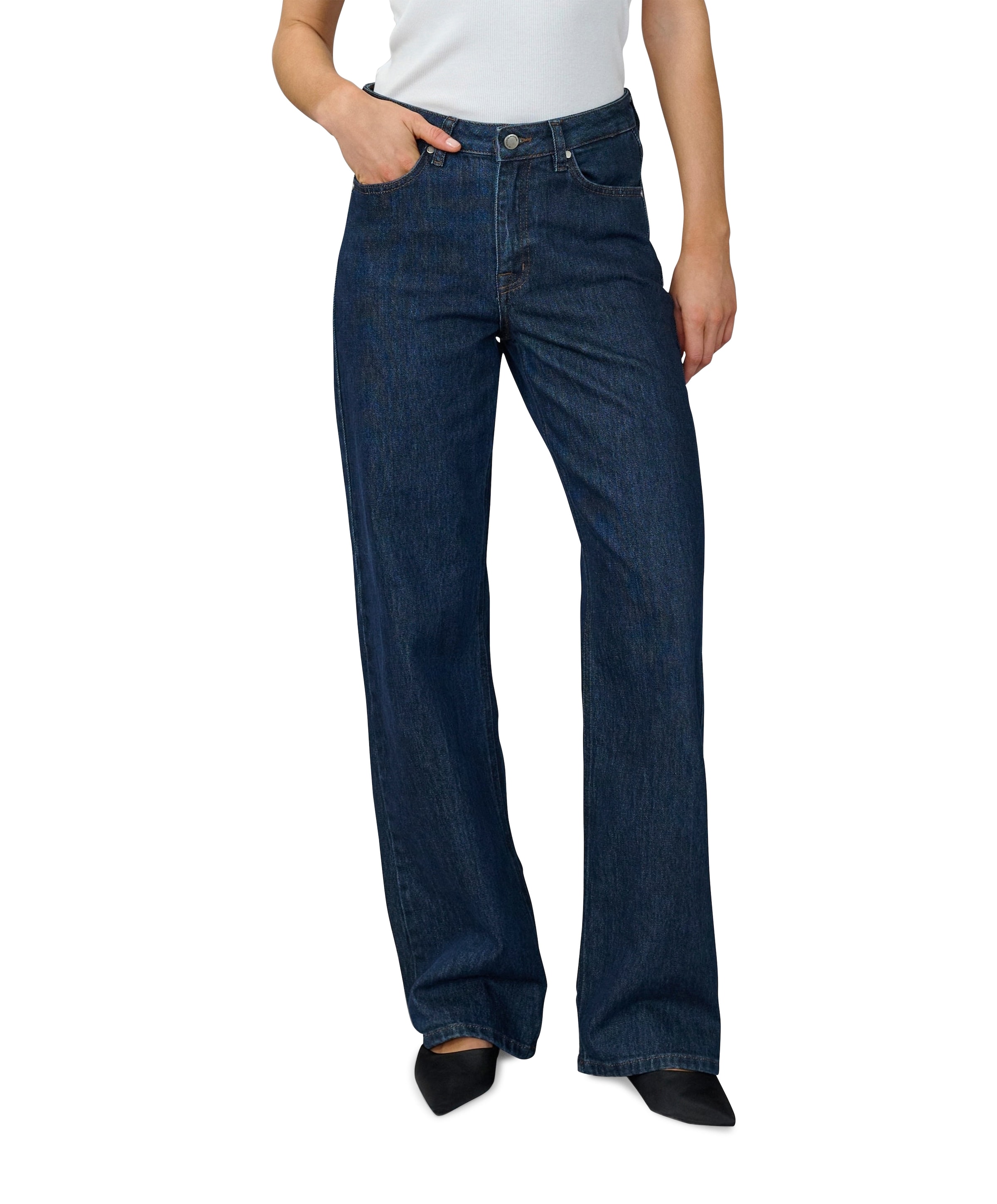 35 THE LOUIS 139 HIGH WIDE Y dames jeans blauw