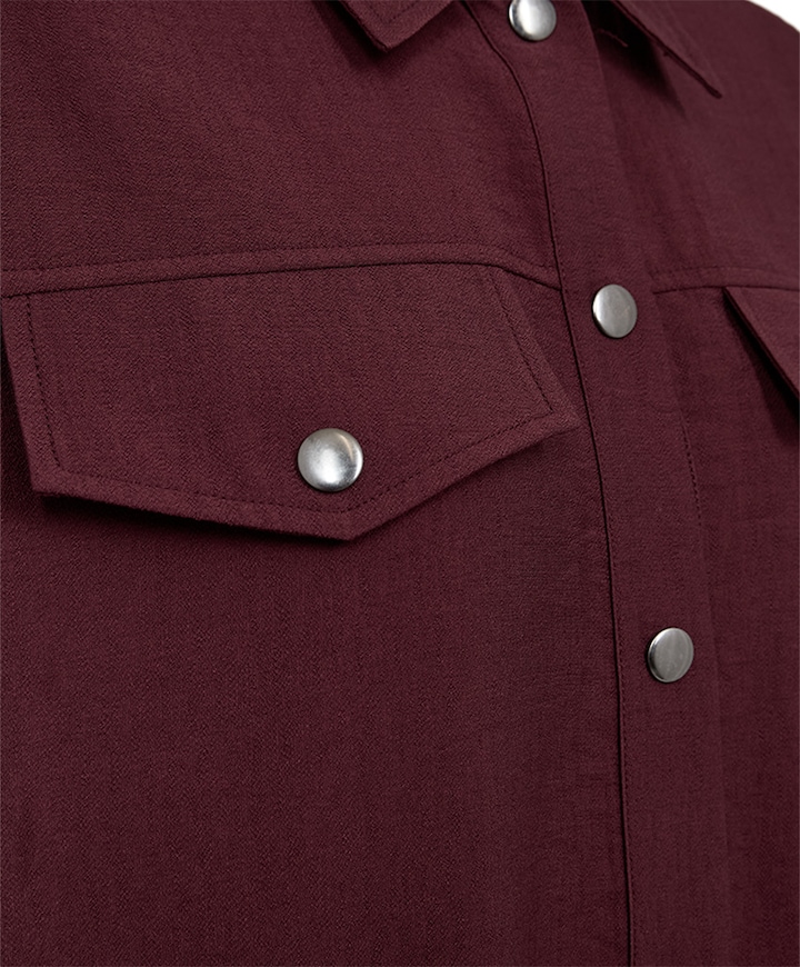 Dames blouse bordeaux