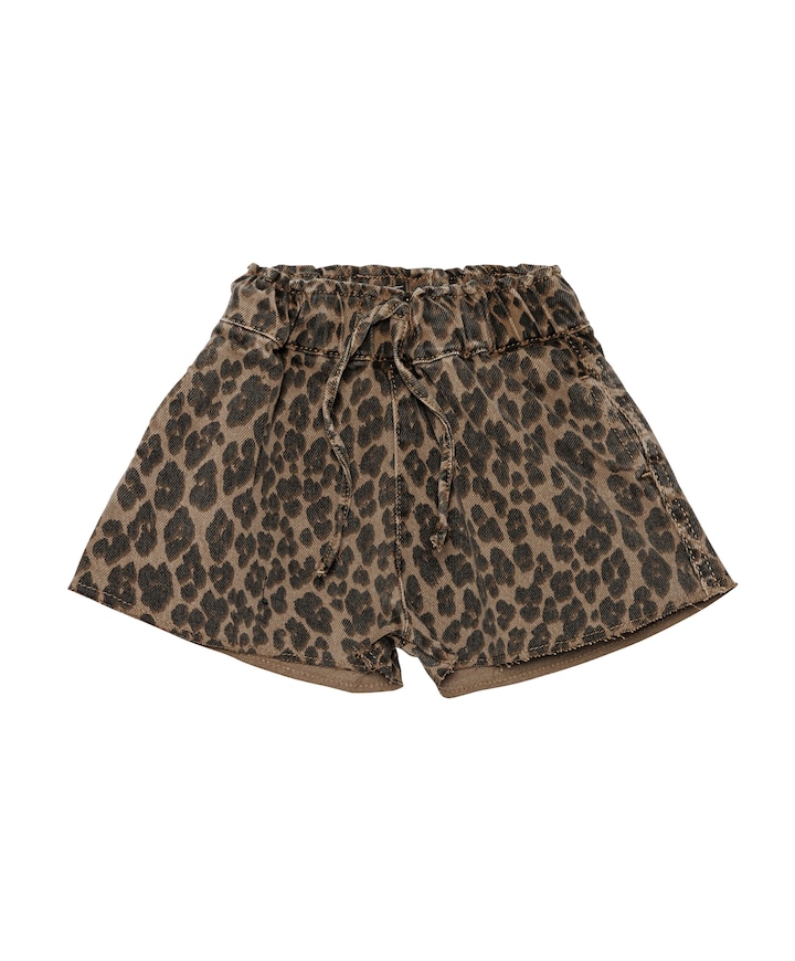 Phillou short meisjes korte broek bruin