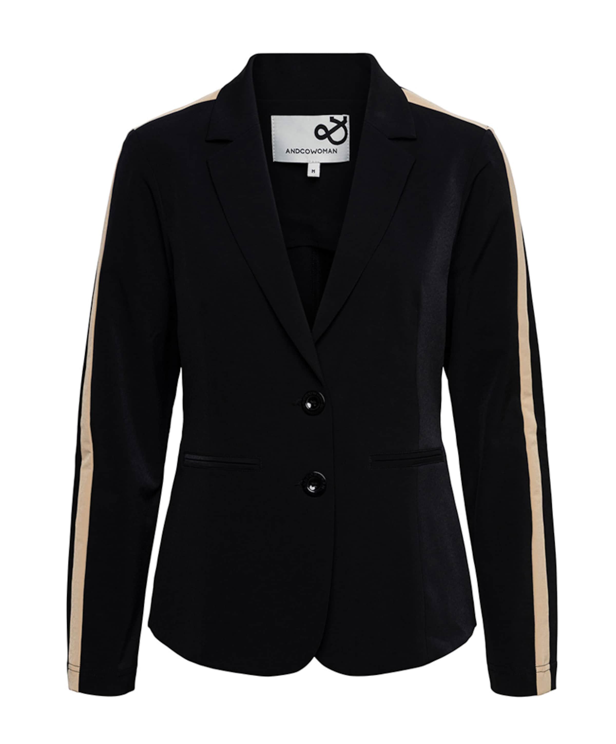 Dames blazer zwart