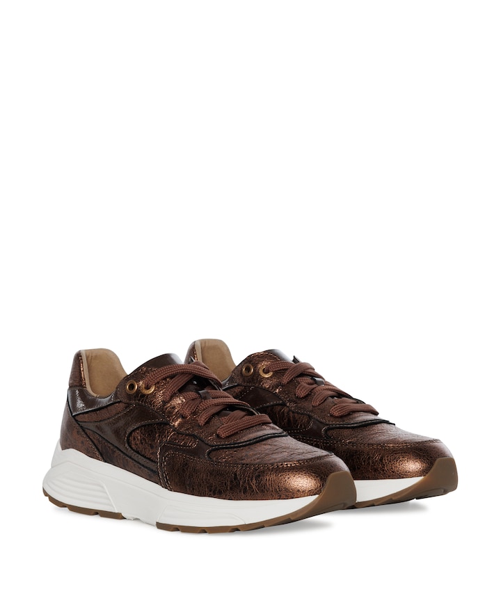 Ponte Vecchio dames sneakers bruin