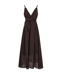 Dames jurk bruin