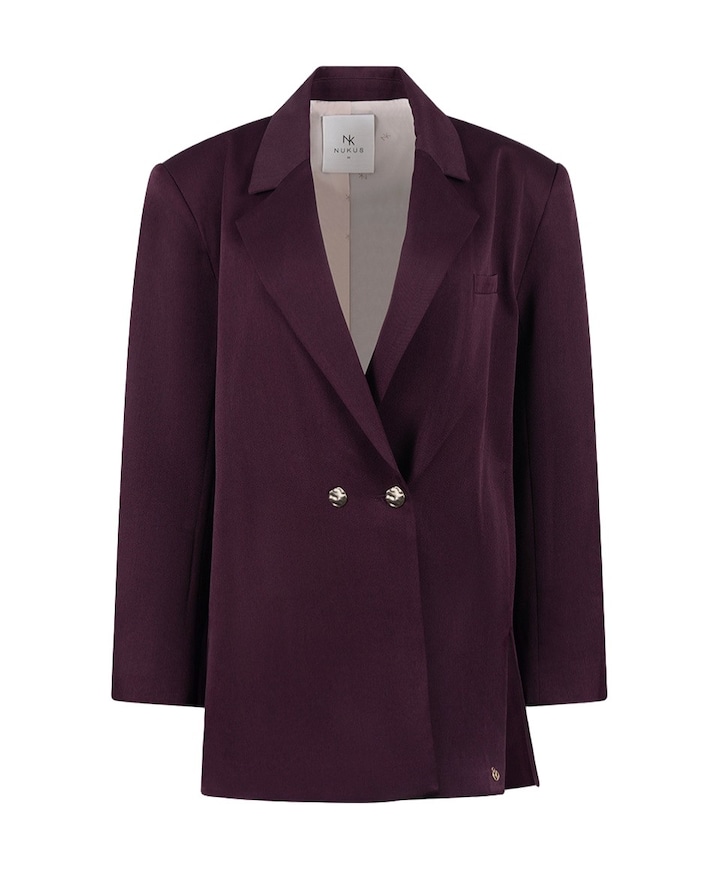 Dames blazer bordeaux