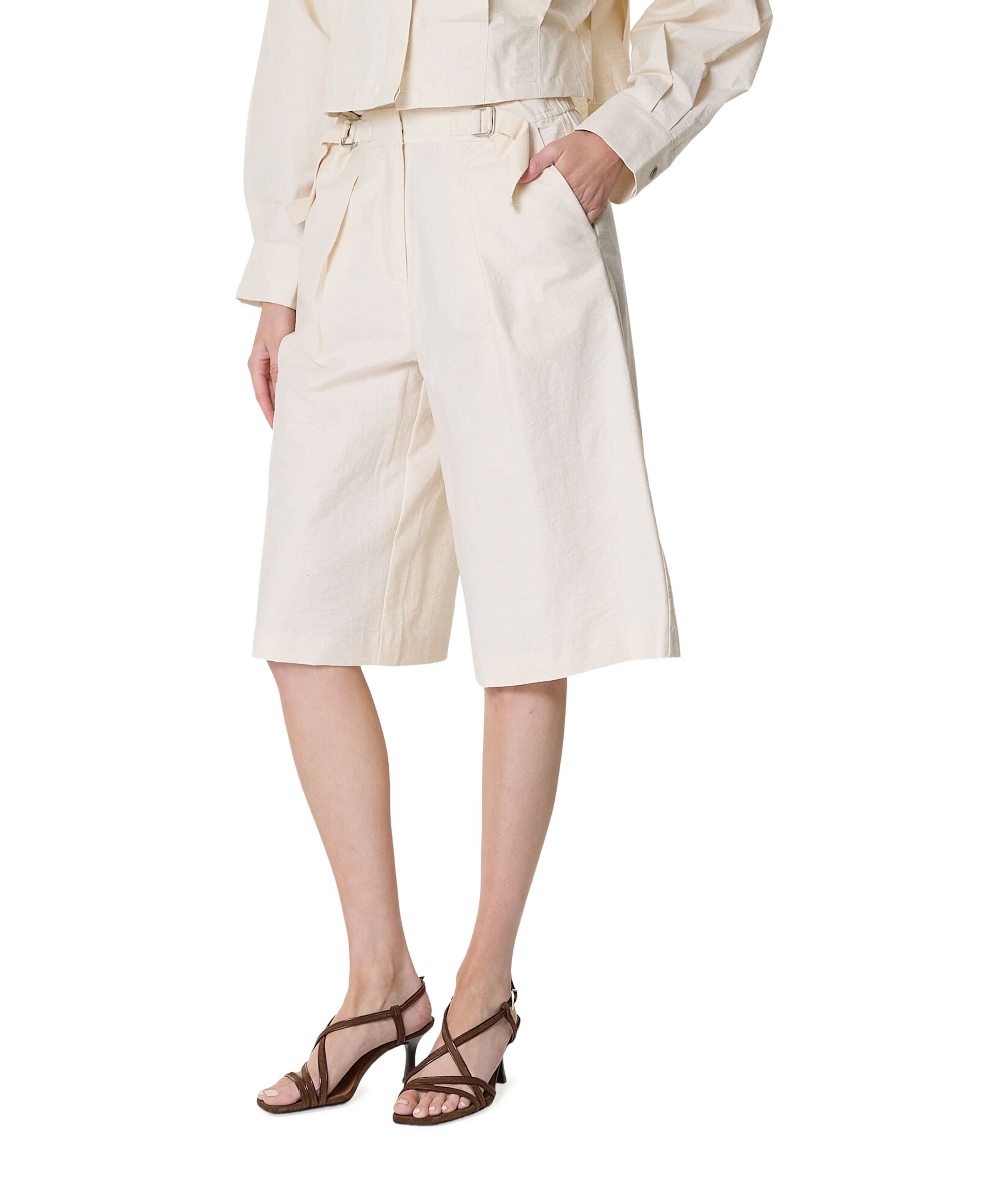 KBFalka dames korte broek ecru