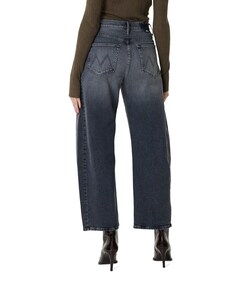 The half pipe flood dames jeans grijs