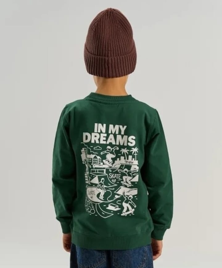 Jongens sweater groen