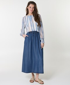 Dames rok blauw