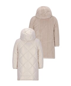 Meisjes omkeerbare jas goud