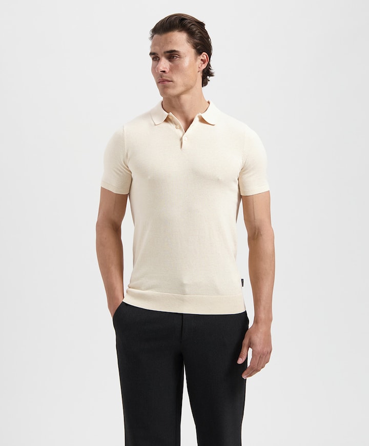 Heren polo oranje