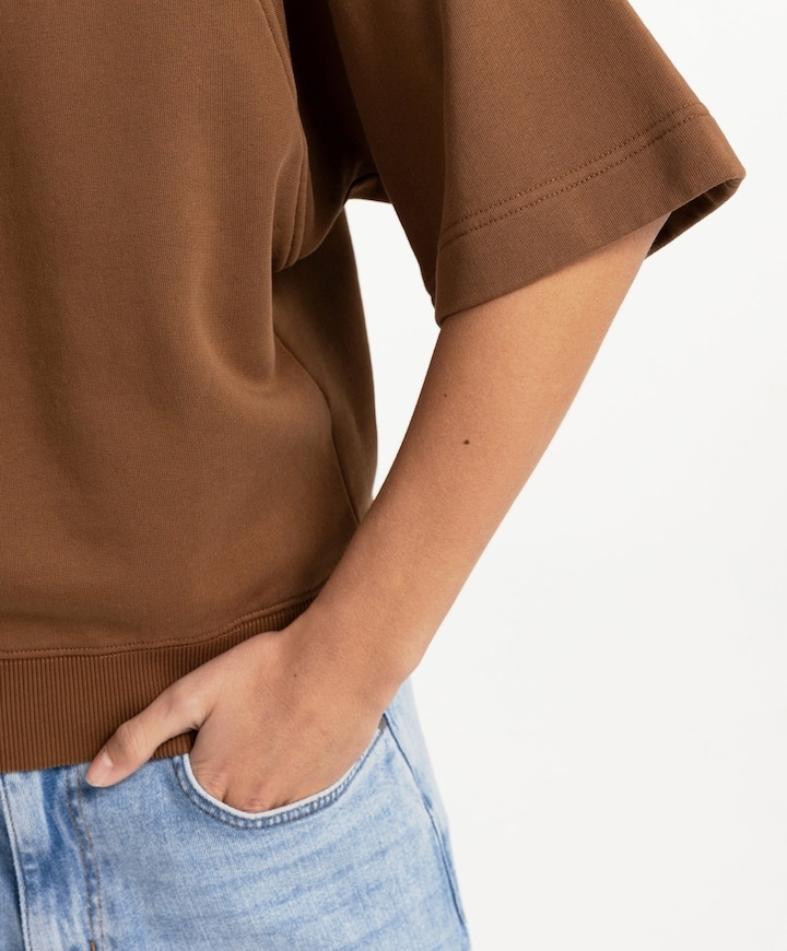 Dames sweater bruin