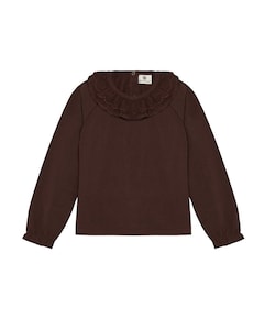 Meisjes longsleeve bordeaux