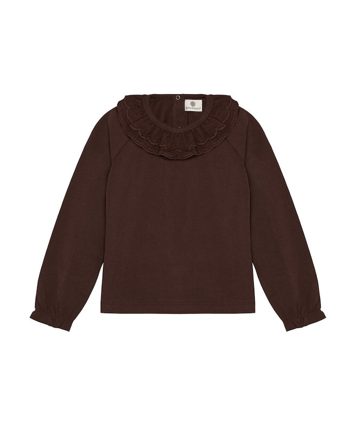 Meisjes longsleeve bordeaux