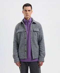 Heren overshirt zwart