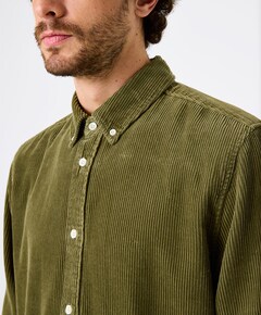 Heren overshirt groen