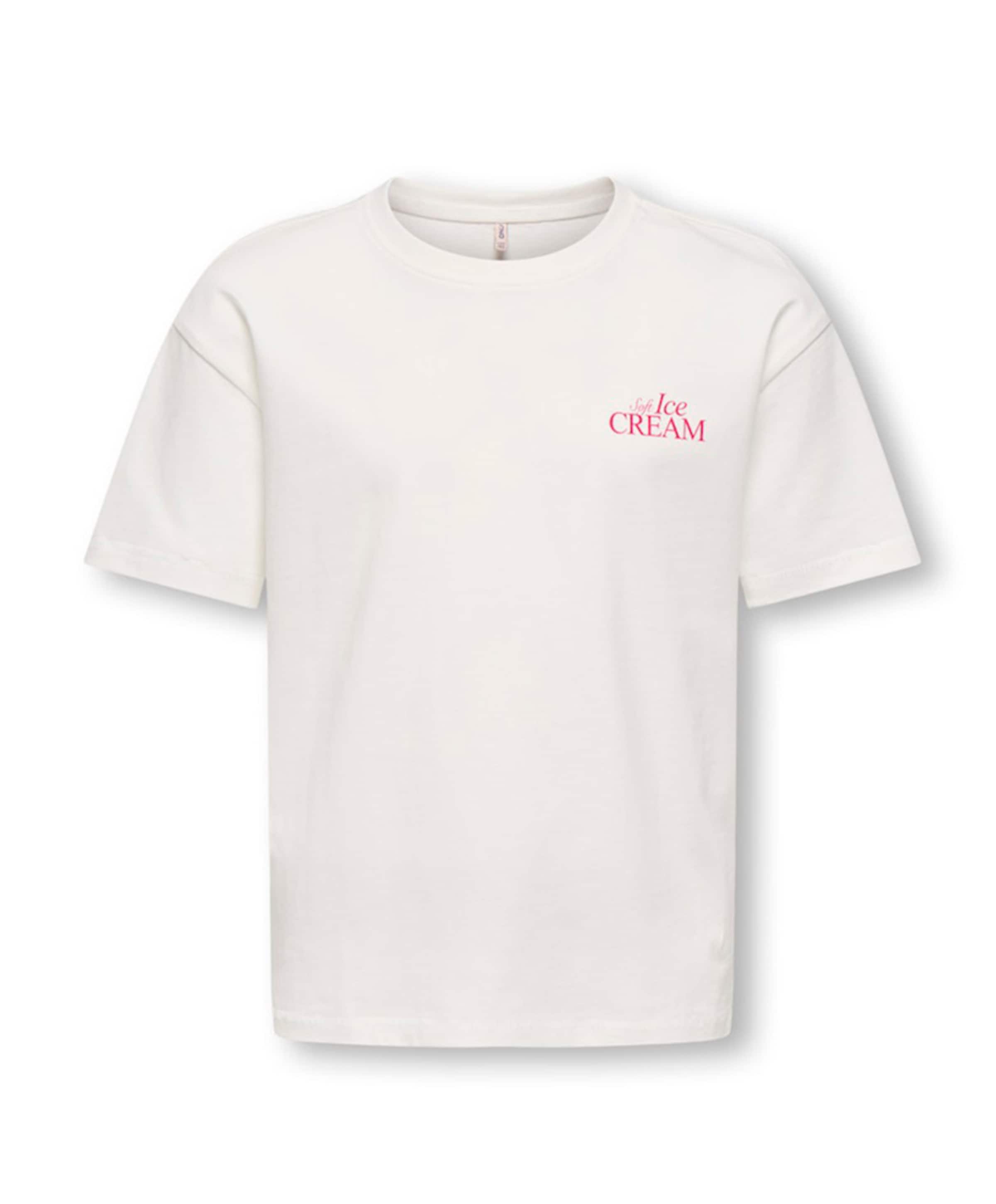 Meisjes t-shirt ecru