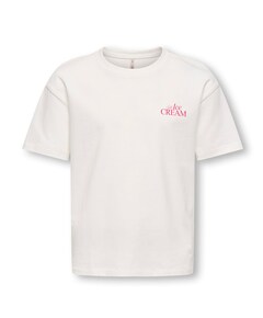 Meisjes t-shirt ecru