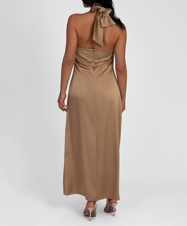 Dames jurk beige