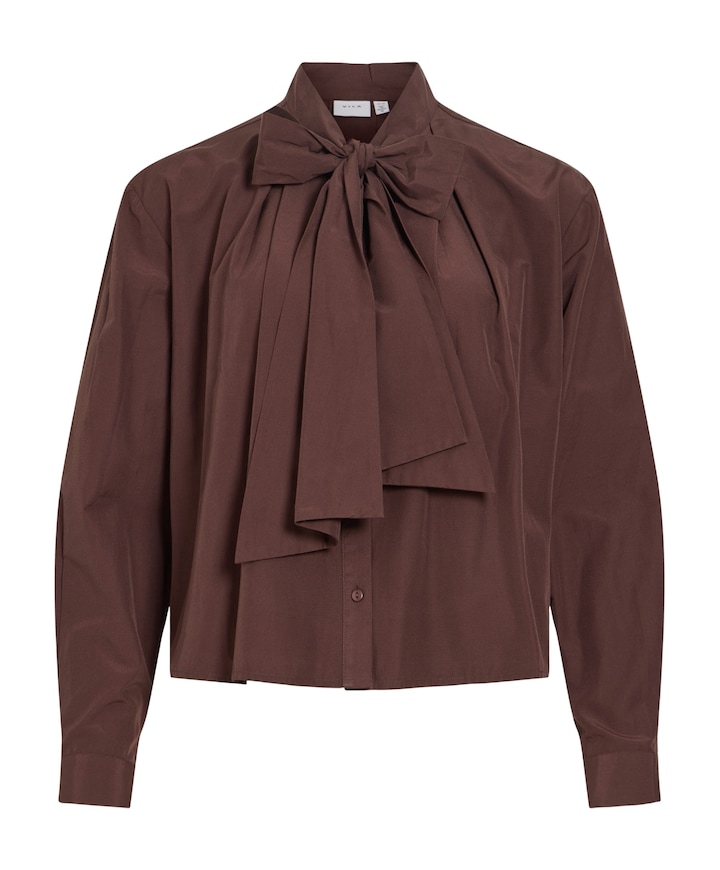 Dames blouse bruin
