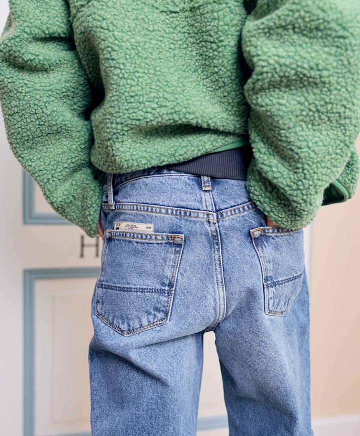 PEYO52 D0393 jongens jeans blauw