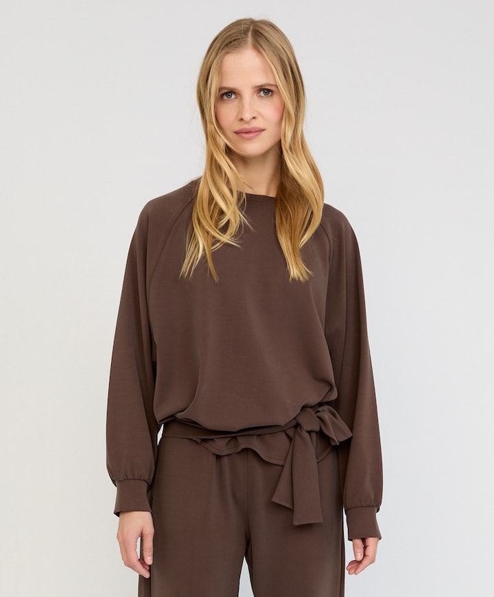Dames sweater paars