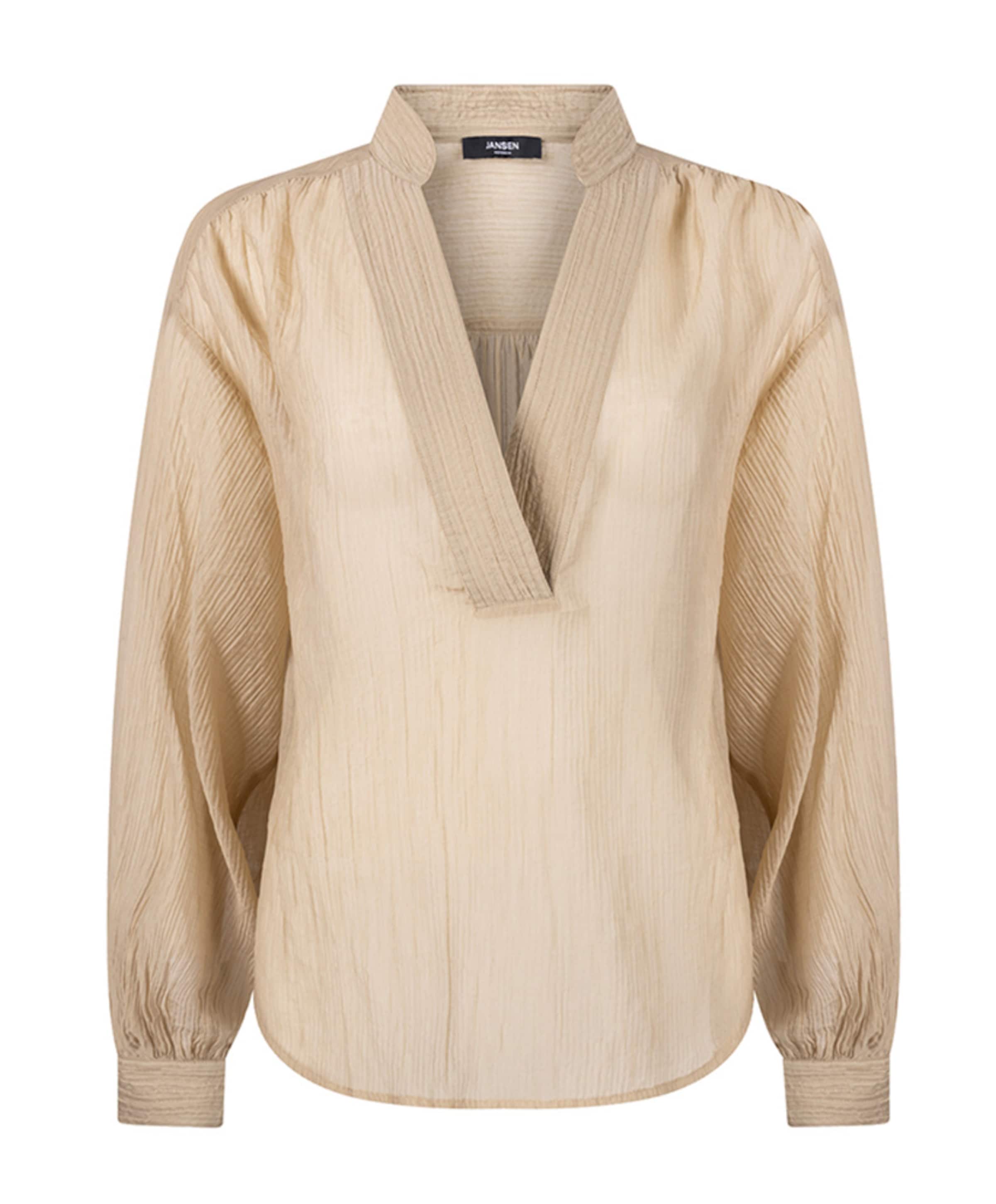 Dames blouse beige