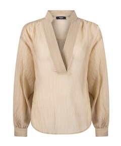 Dames blouse beige