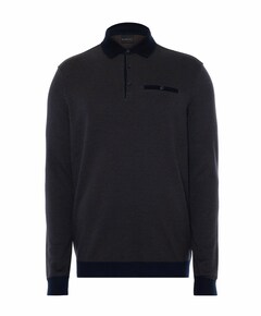 Heren polo bruin
