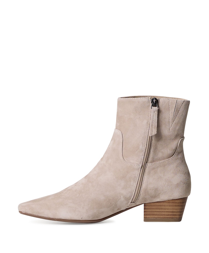 Carabella dames enkellaarzen beige