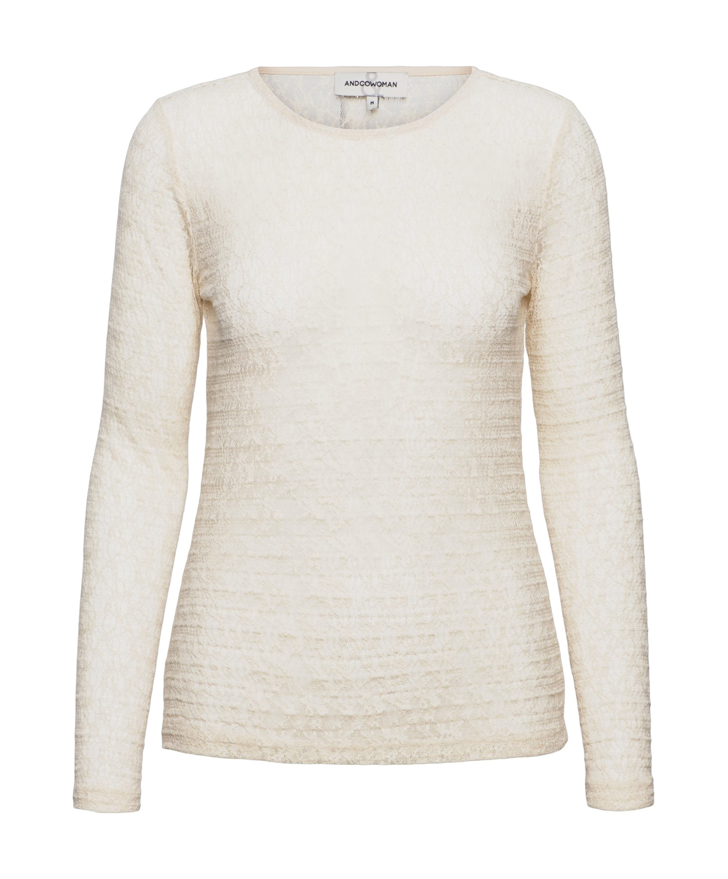 Dames top ecru