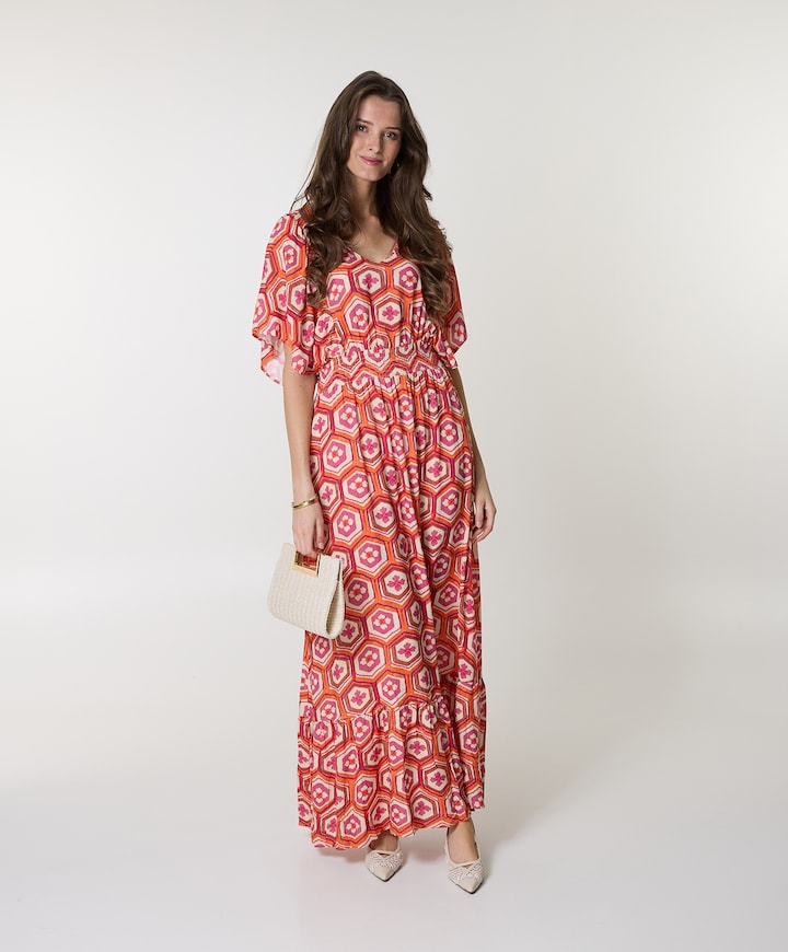 Dames jurk multicolor