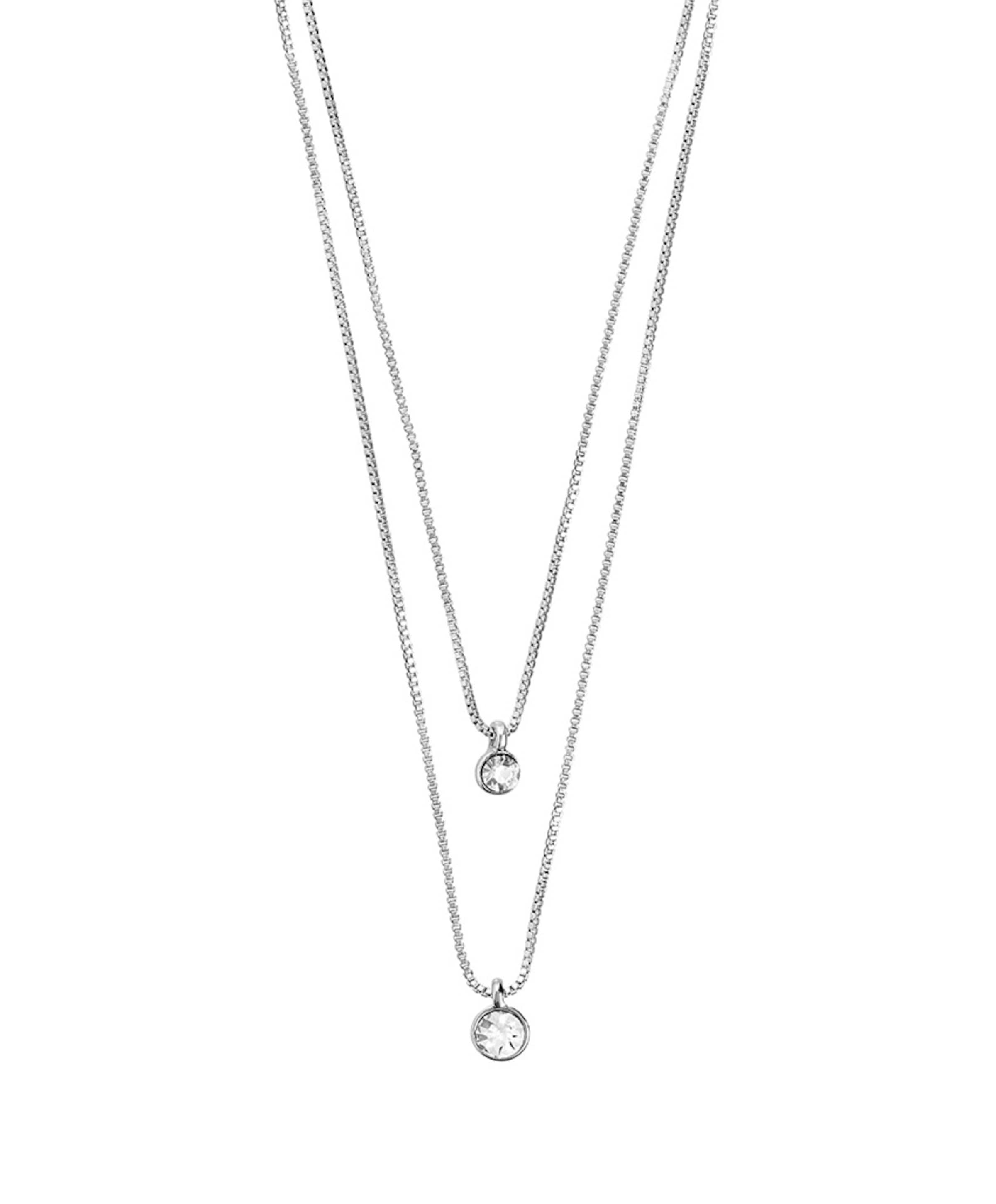 Dames ketting zilver