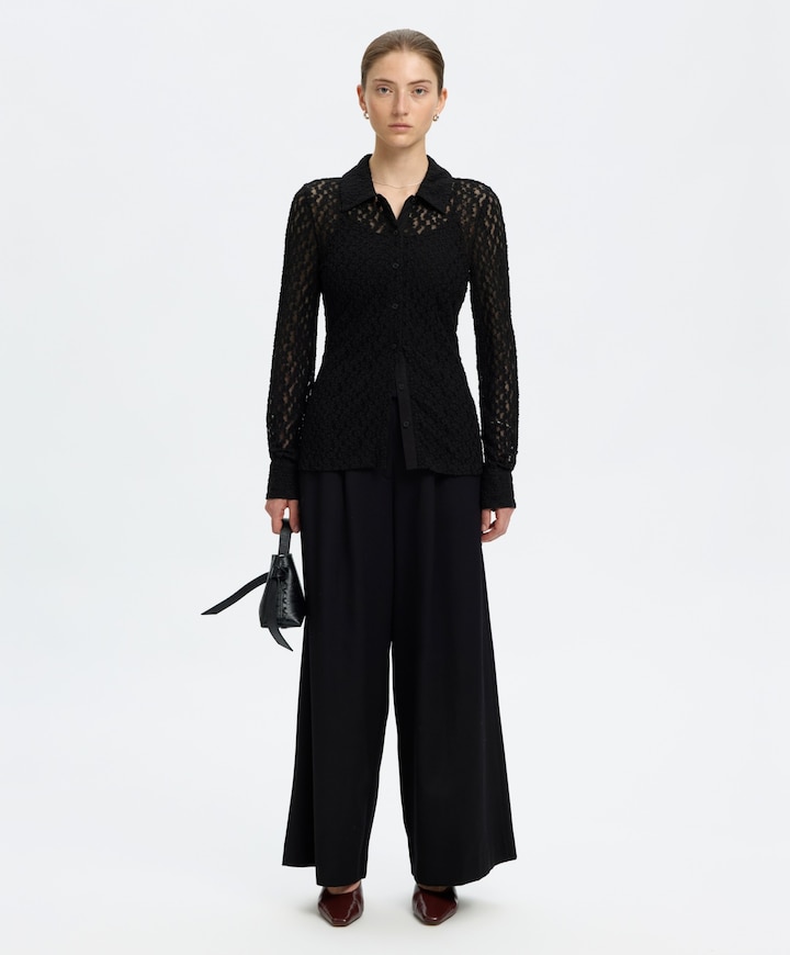 Dames blouse zwart