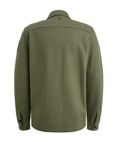 Heren overhemd lange mouw groen