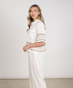 Dames blouse ecru