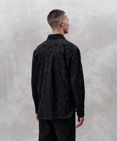 Heren overhemd lange mouw zwart