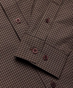 Heren overshirt bruin