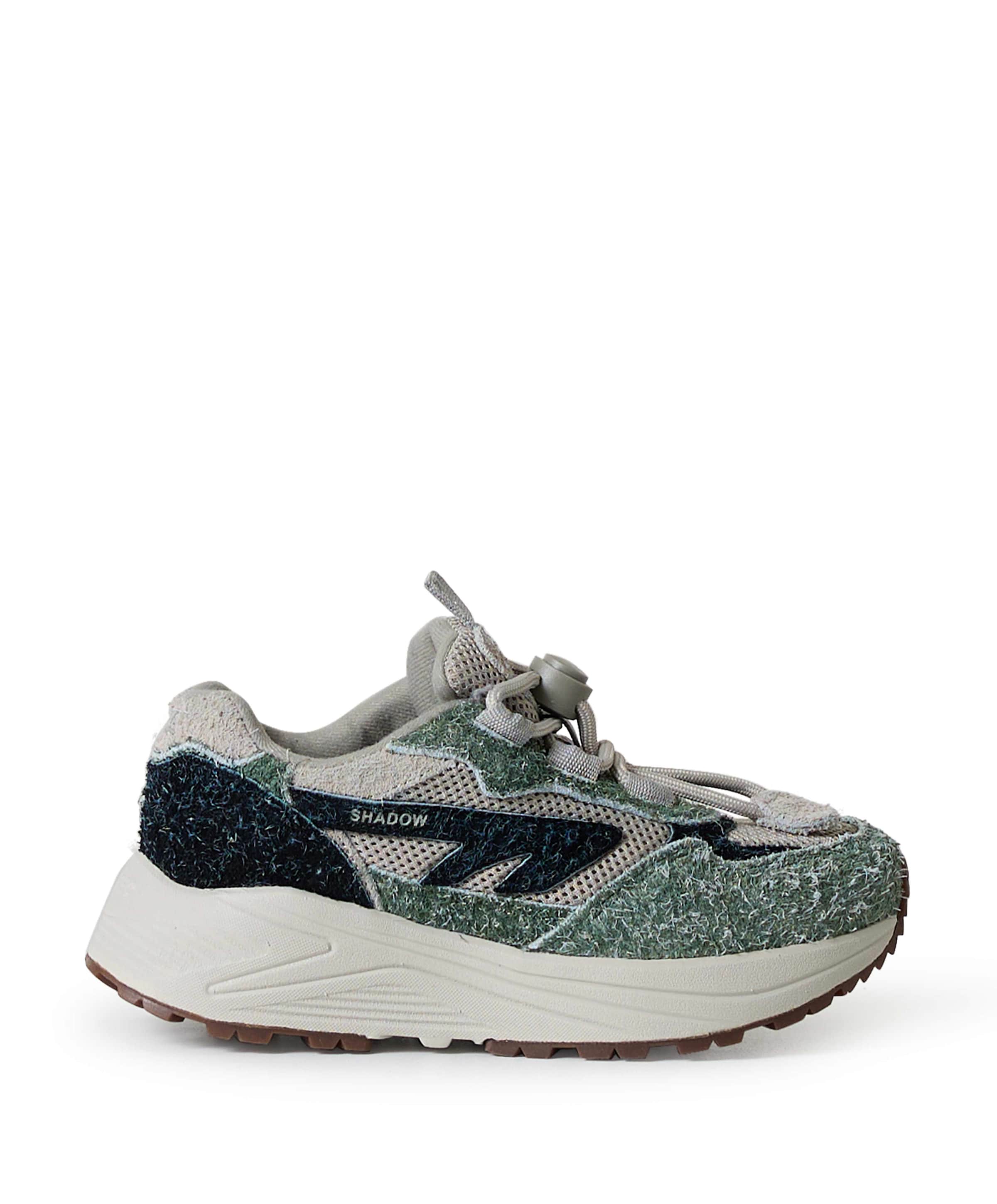 HTS SHADOW LACE FS uniseks sneakers  zwart