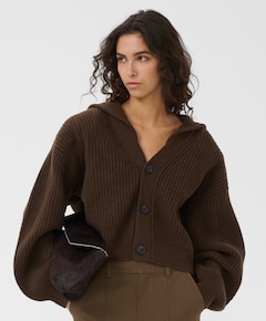 Dames vest bruin