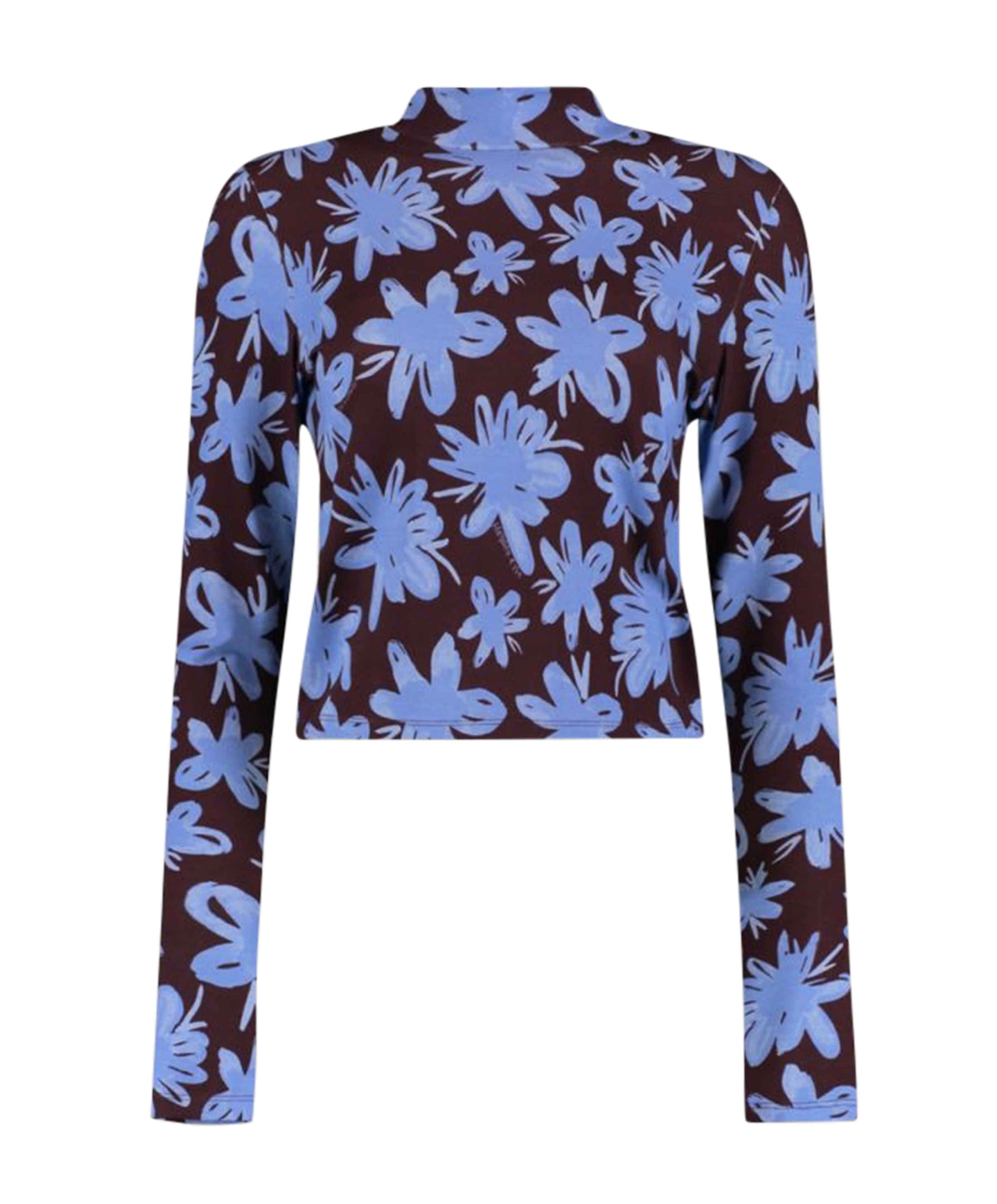 Dames longsleeve blauw