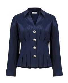 Dames blouse blauw